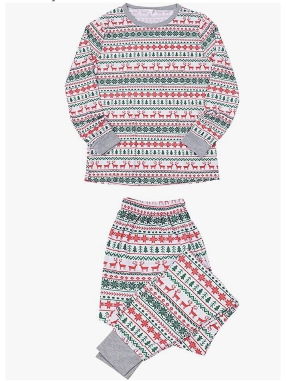 Los Angeles Boutique Christmas Snowflake Pjs Pajama Set 2 Piece Family Sleep XXL